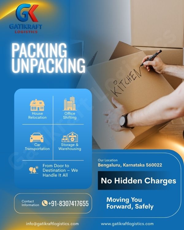 Gatikraft Logistics pACKING UNPACKING